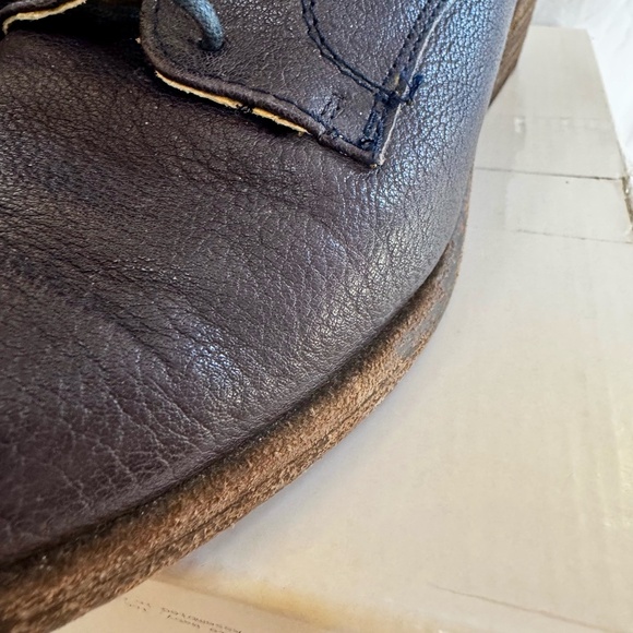 Frye Pre-Loved Carson Oxford Women's Shoes Navy Blue - Picture 12 of 17